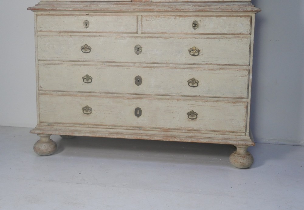 Large Painted Scandinavian Cupboard View IV