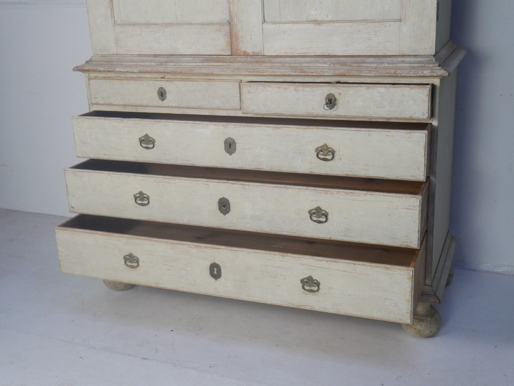 Large Painted Scandinavian Cupboard View VIII