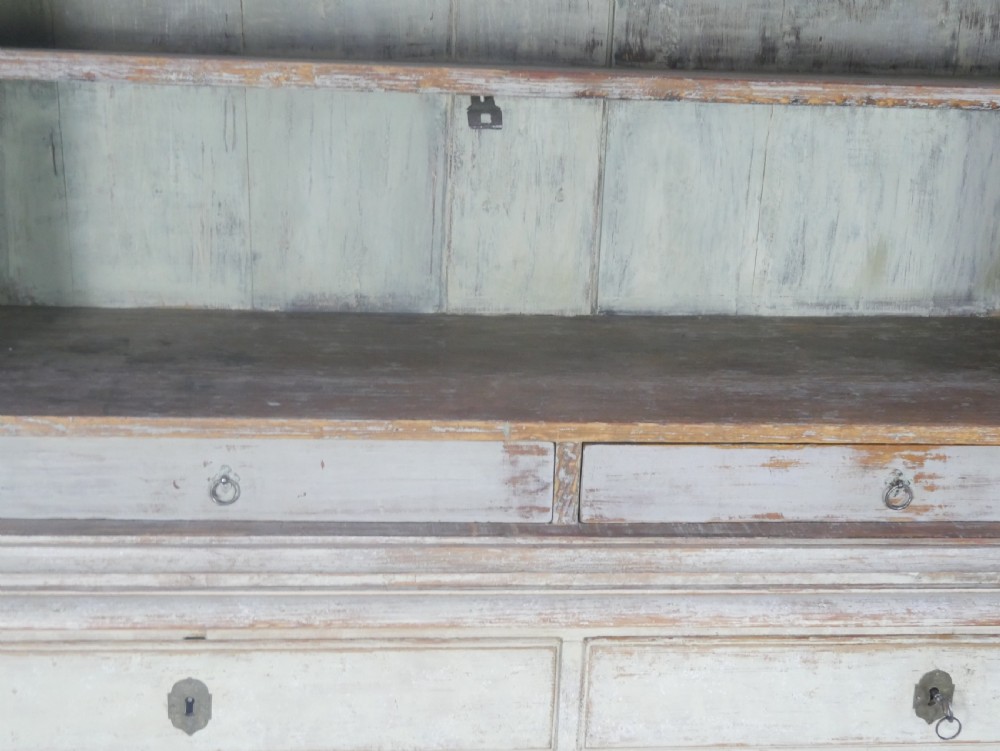 Large Painted Scandinavian Cupboard View XII