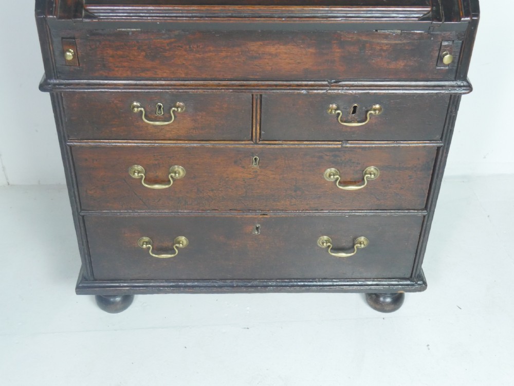 Small Queen Ann Oak Bureau View II