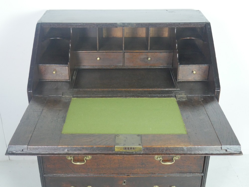 Small Queen Ann Oak Bureau View IV