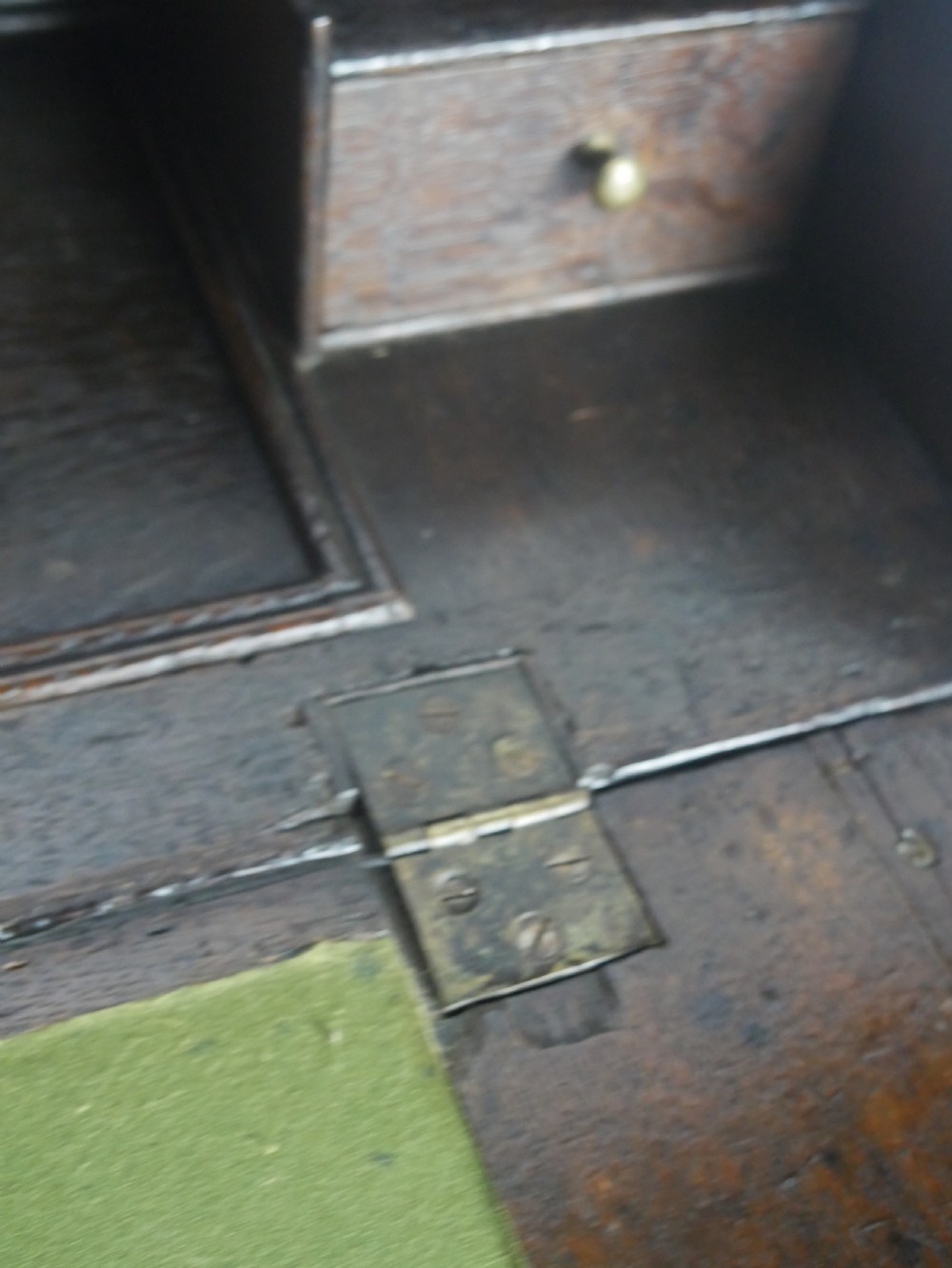 Small Queen Ann Oak Bureau View V