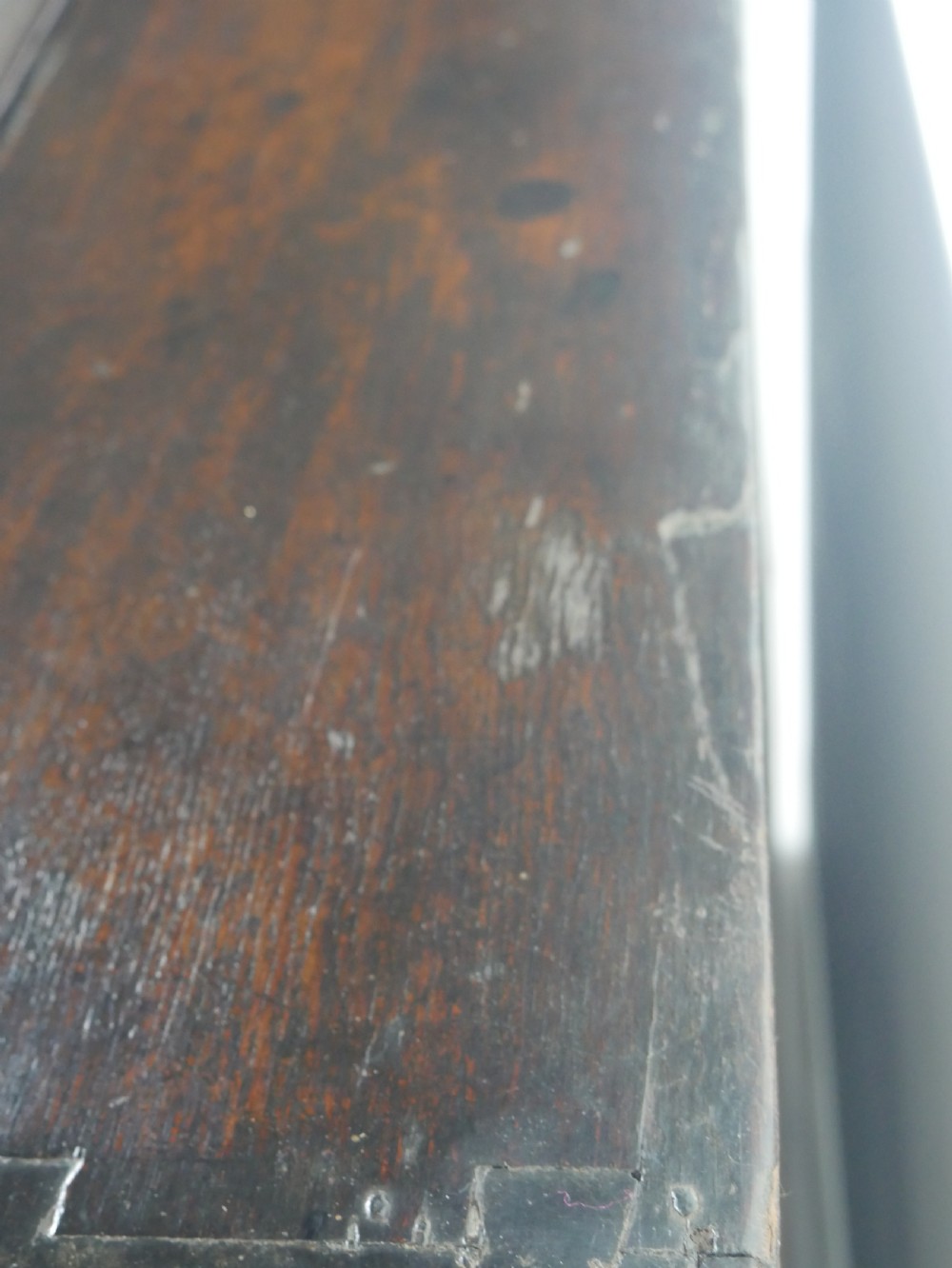 Small Queen Ann Oak Bureau View VII