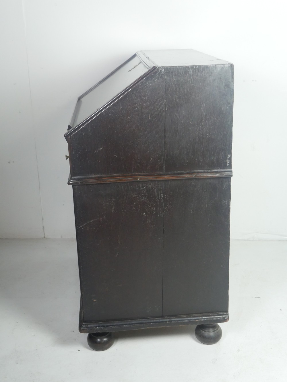 Small Queen Ann Oak Bureau View VIII