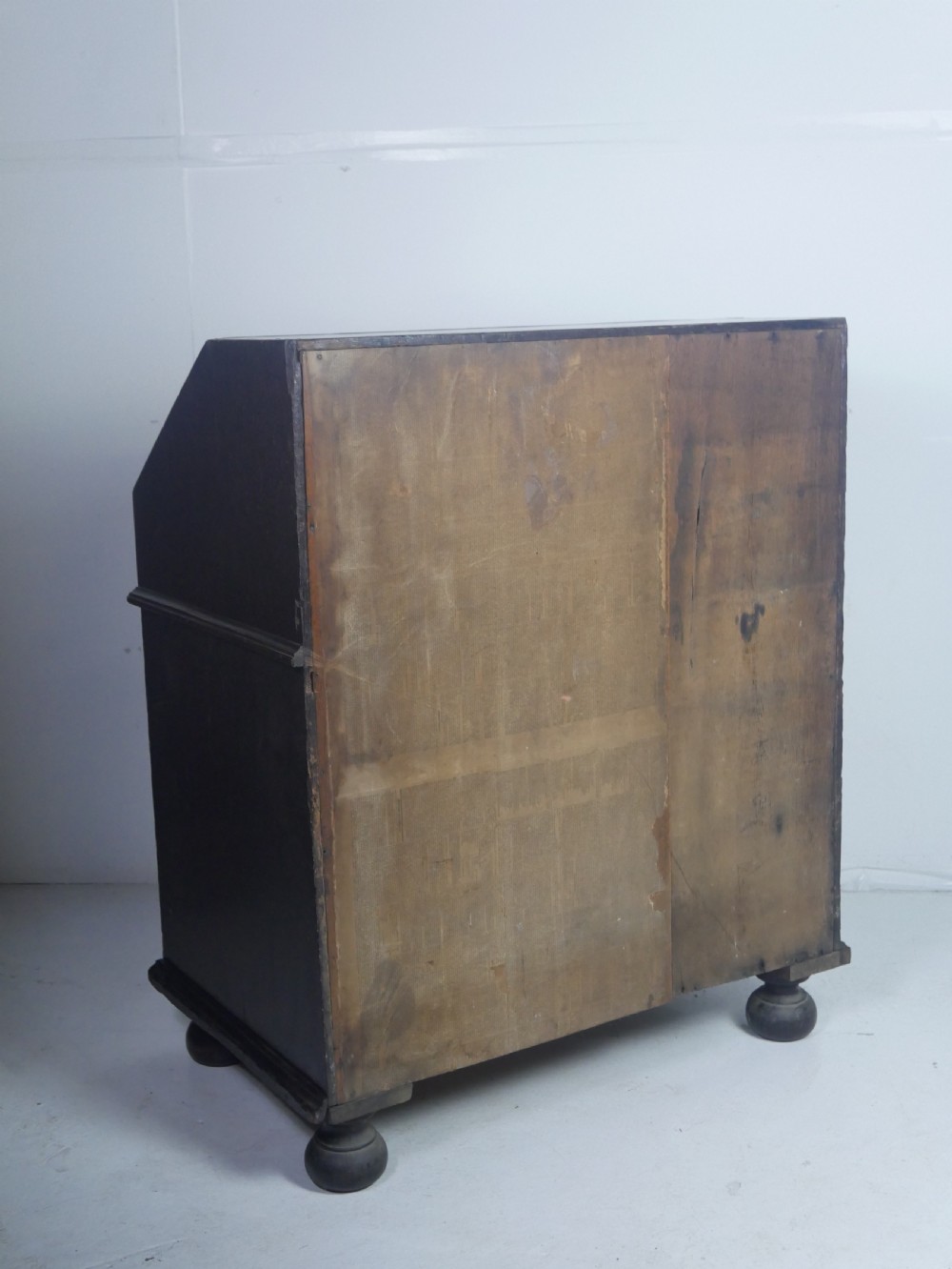 Small Queen Ann Oak Bureau View IX