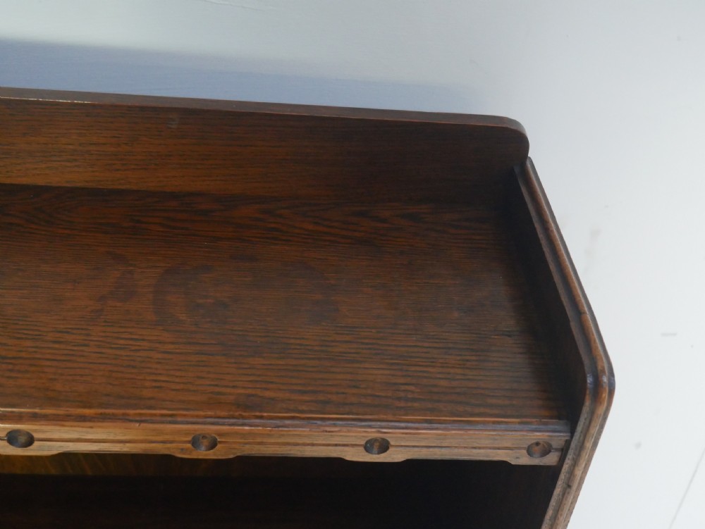 Neat Oak Bookcase View IV