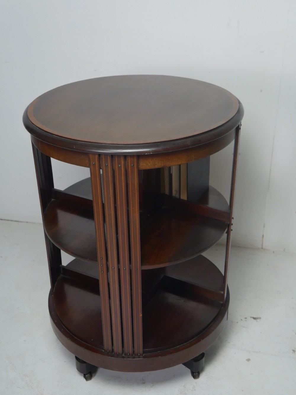 Round Revolving Bookcase View IX