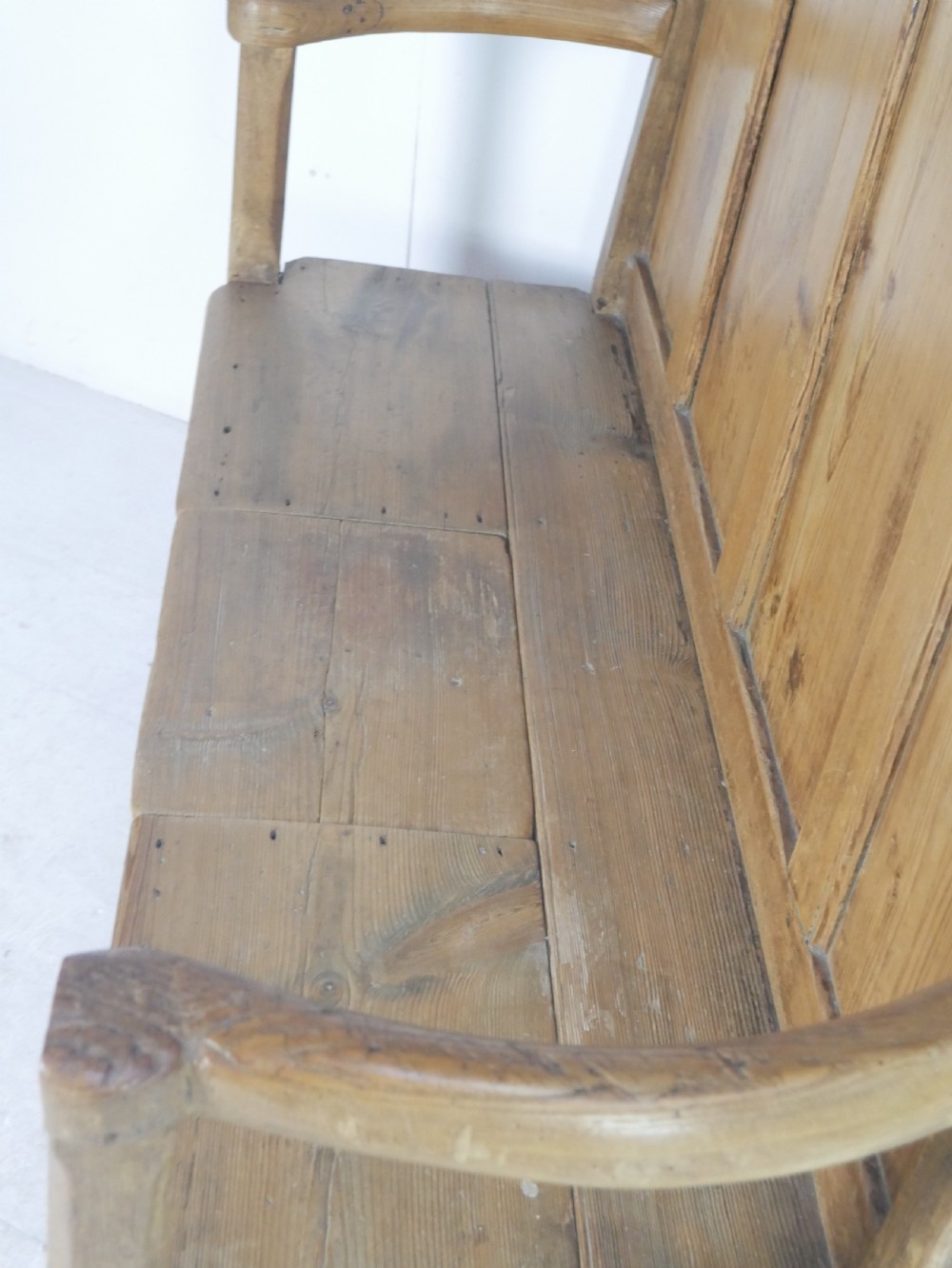 19thC Pine Settle View V