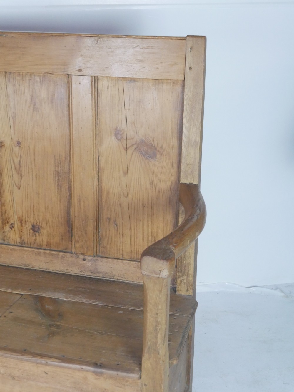 19thC Pine Settle View VI