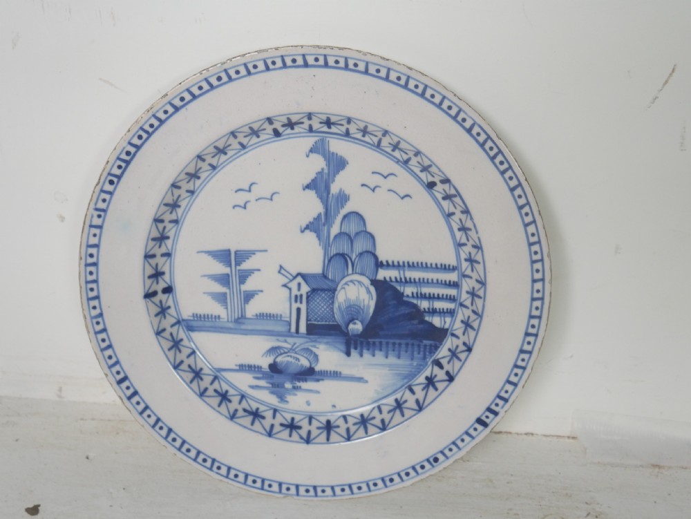 Pair Delft Lambeth Plates View II