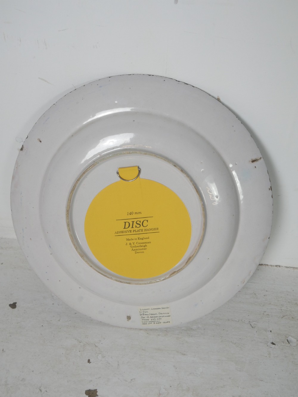 Pair Delft Lambeth Plates View V
