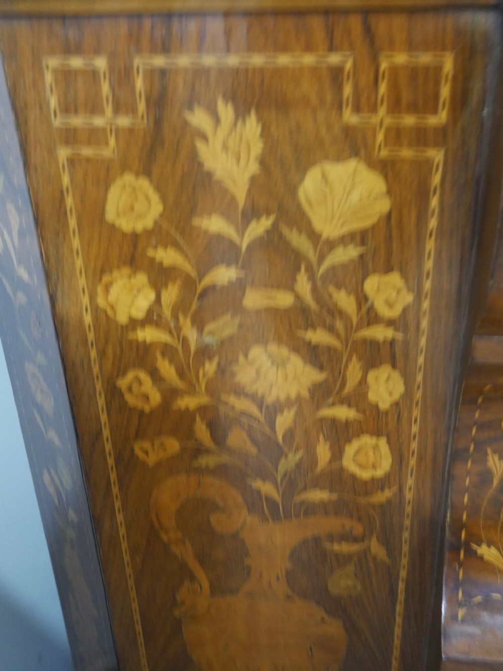 Dutch Marquetry Display Cabinet View III