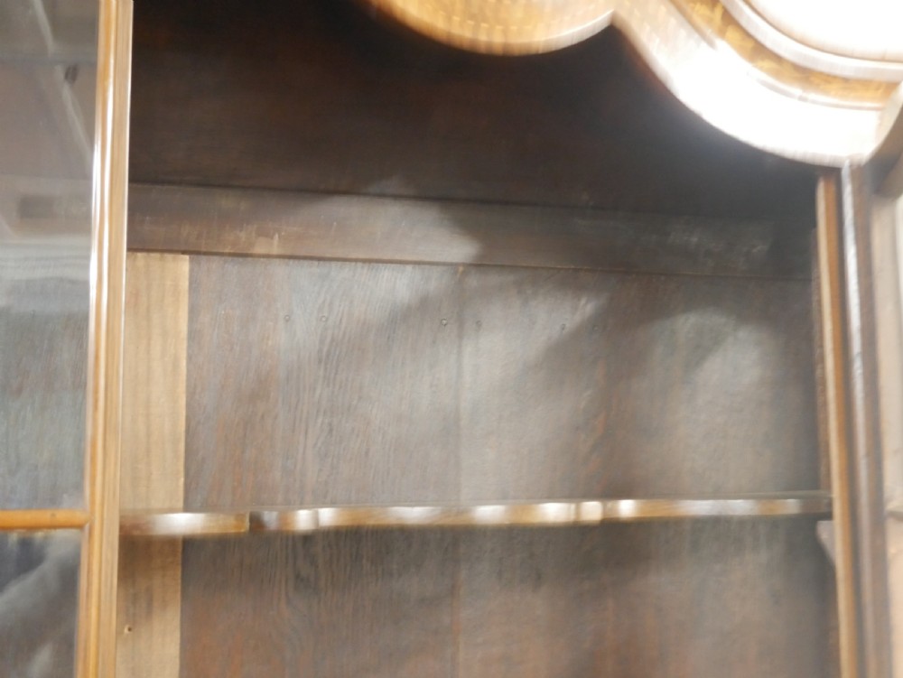 Dutch Marquetry Display Cabinet View VI
