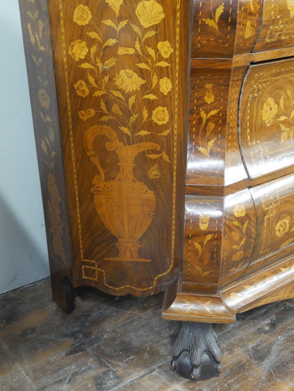 Dutch Marquetry Display Cabinet View VIII