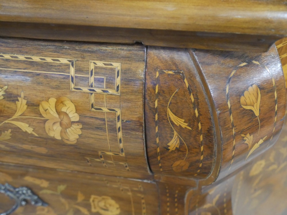 Dutch Marquetry Display Cabinet View X