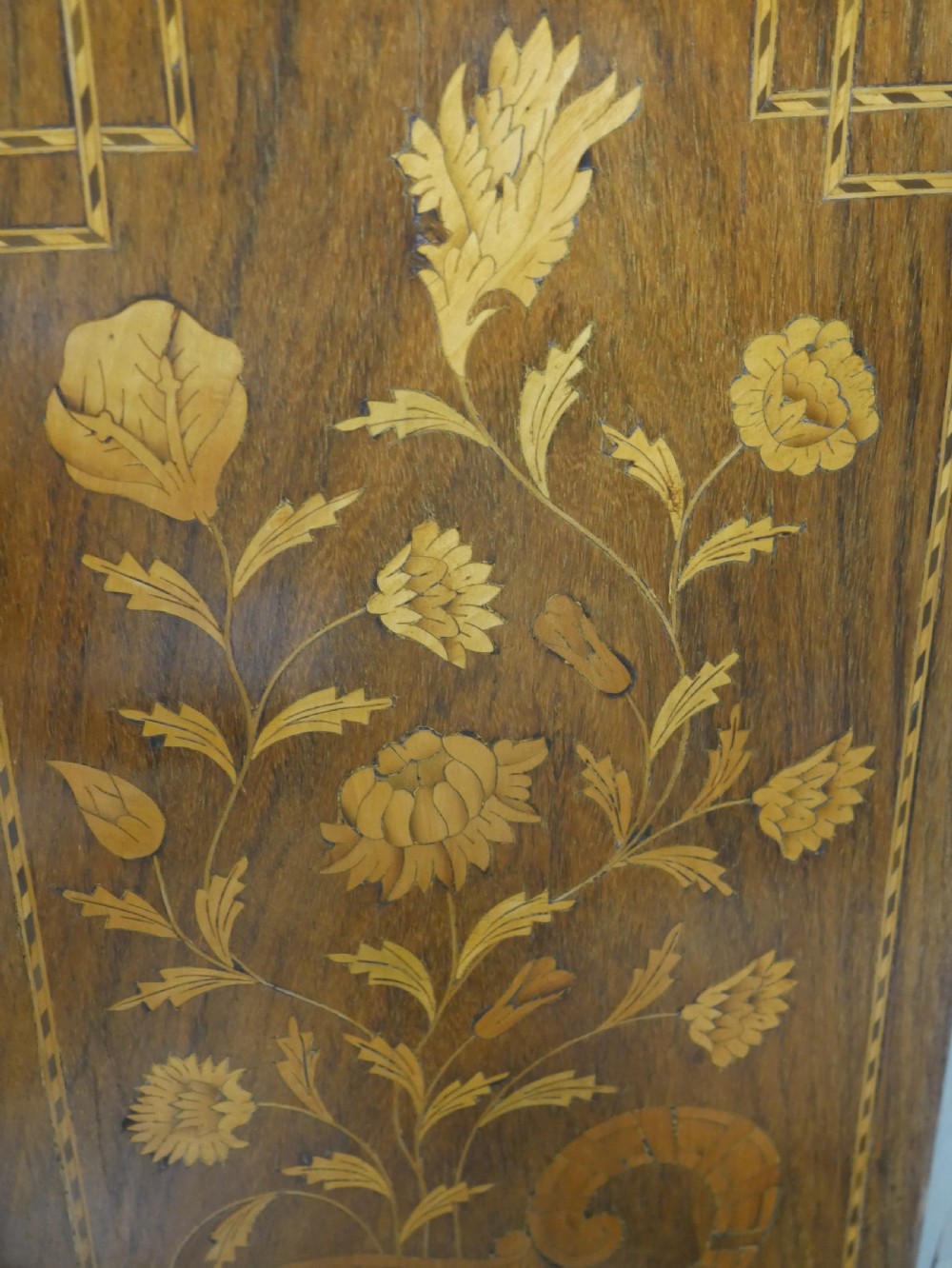 Dutch Marquetry Display Cabinet View XII