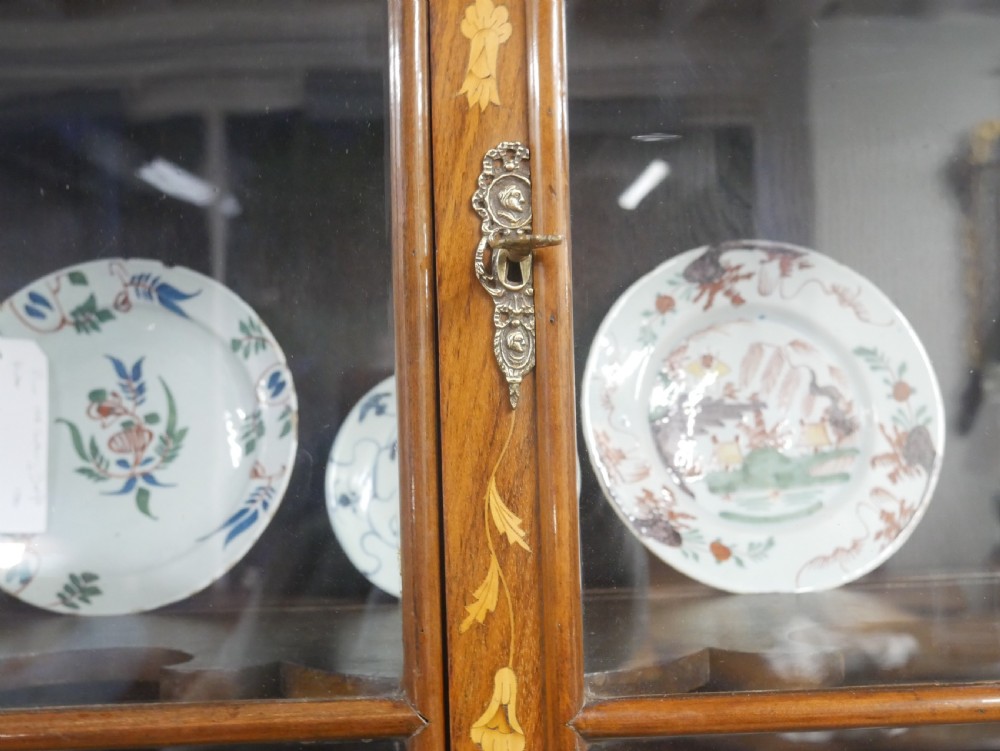 Dutch Marquetry Display Cabinet View XVI