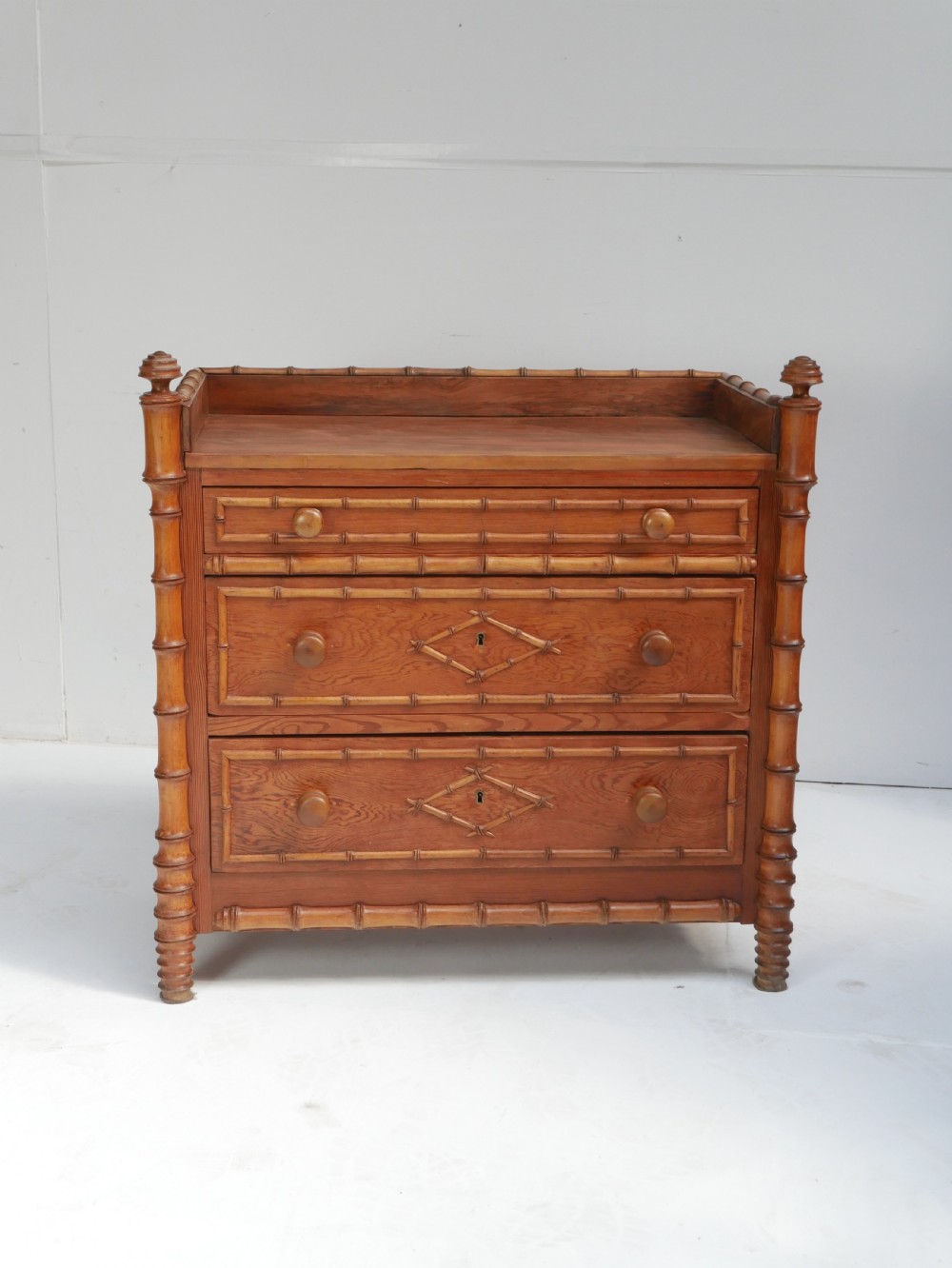 Faux Bamboo Chest of Drawers