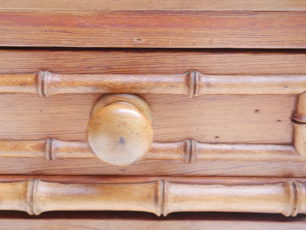 Faux Bamboo Chest of Drawers View V