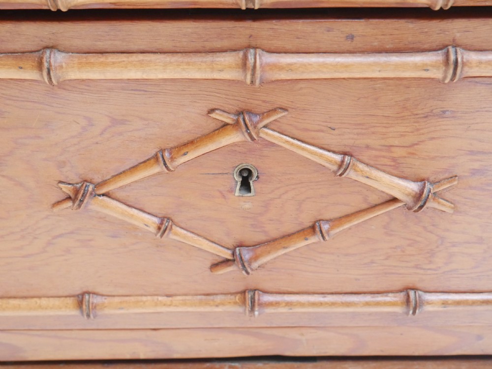 Faux Bamboo Chest of Drawers View VI