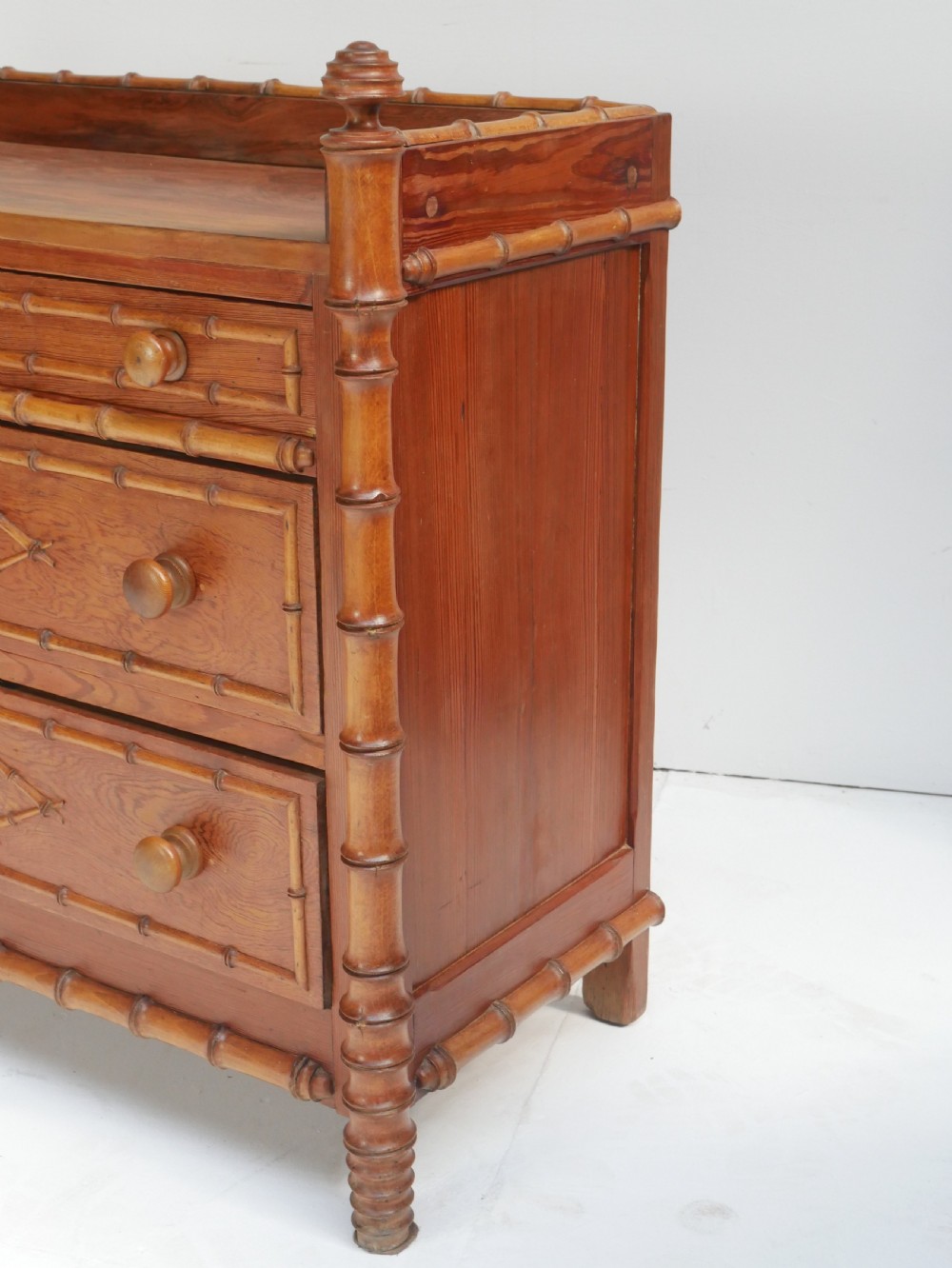 Faux Bamboo Chest of Drawers View VII