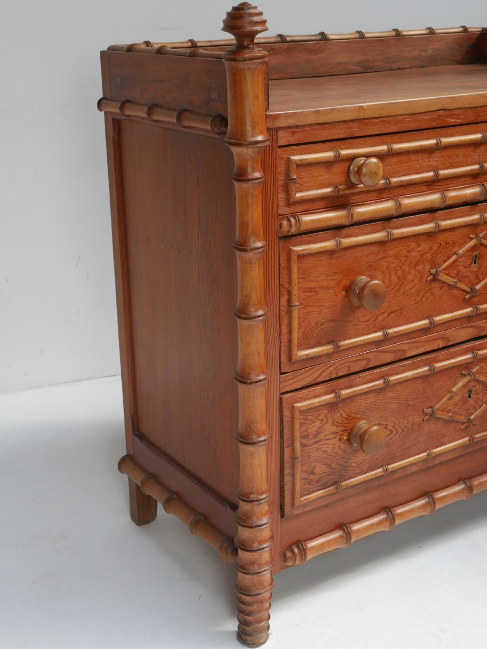 Faux Bamboo Chest of Drawers View VIII