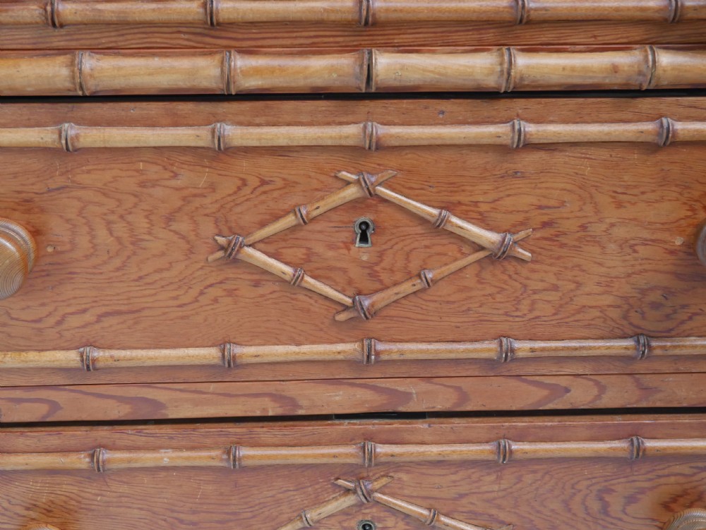 Faux Bamboo Chest of Drawers View X