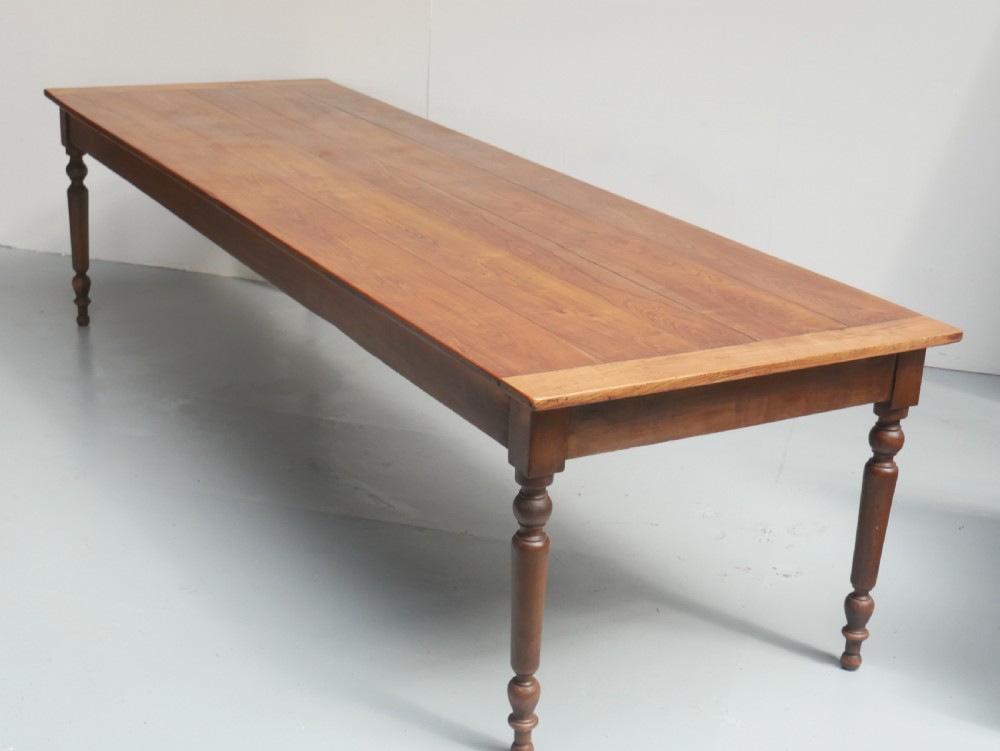 Large  Refectory Dining Table View II