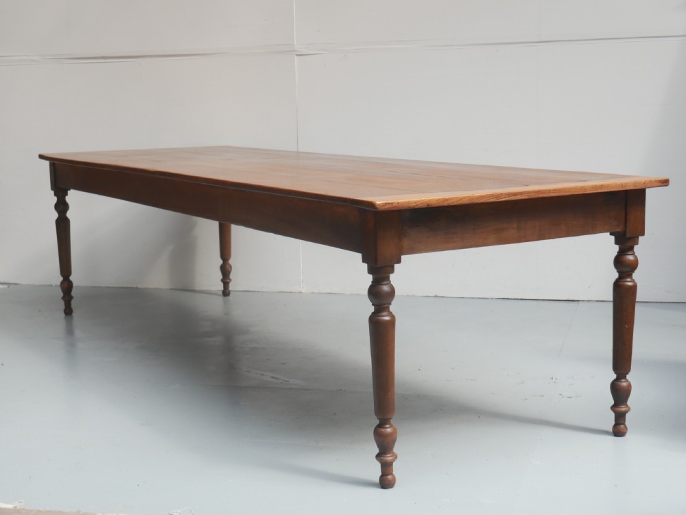 Large  Refectory Dining Table View VIII