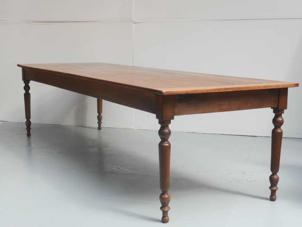 Large  Refectory Dining Table View XIV