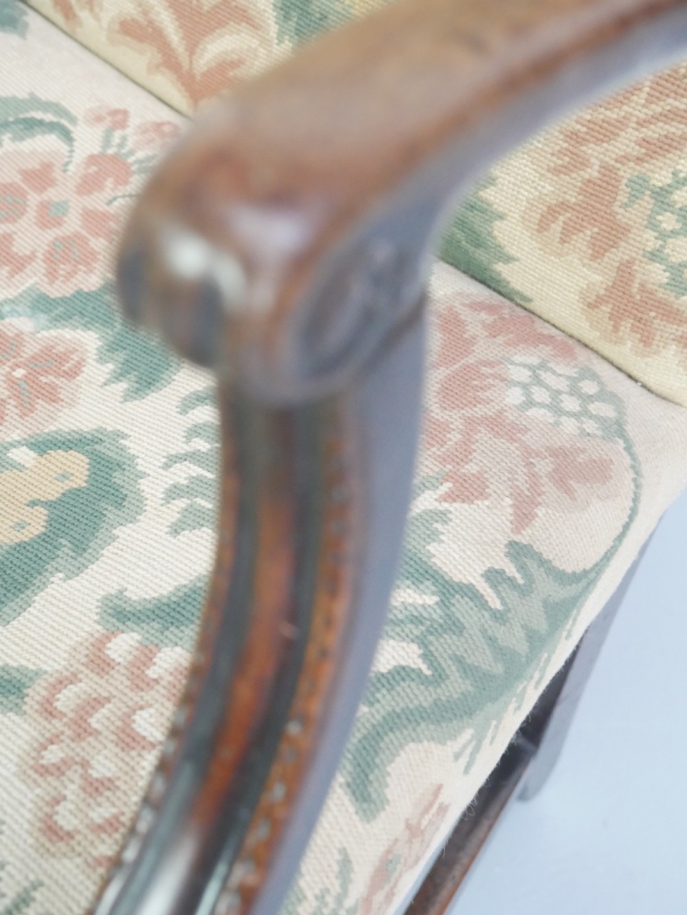 19thC Needlepoint Armchair View VII