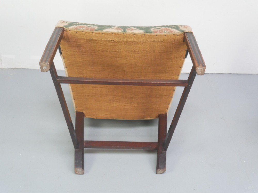 19thC Needlepoint Armchair View XII