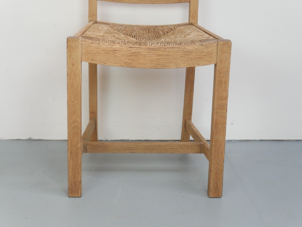 Oak Chair Rush Seat View V