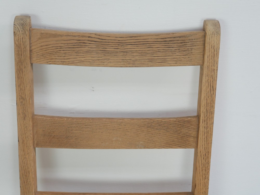 Oak Chair Rush Seat View IX