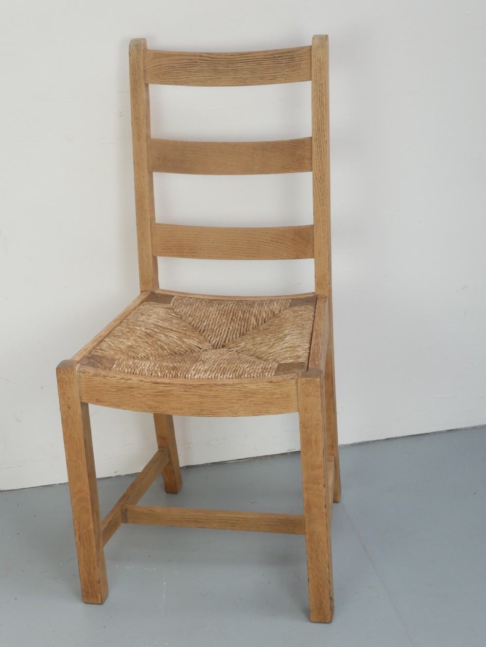 Oak Chair Rush Seat View X