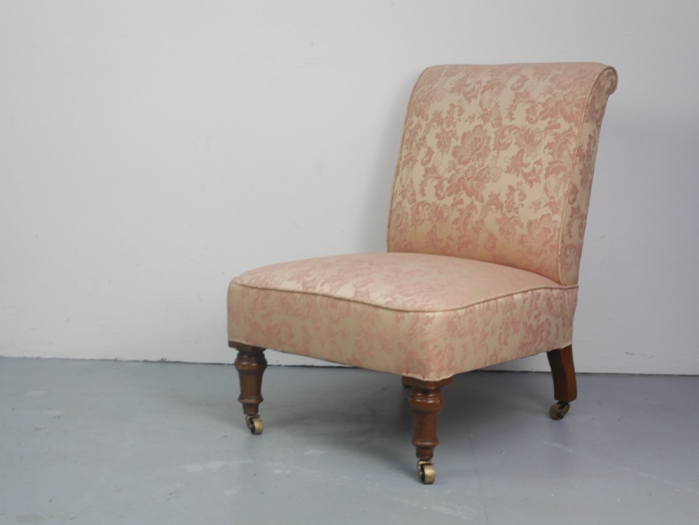 Small 19thC Slipper Chair