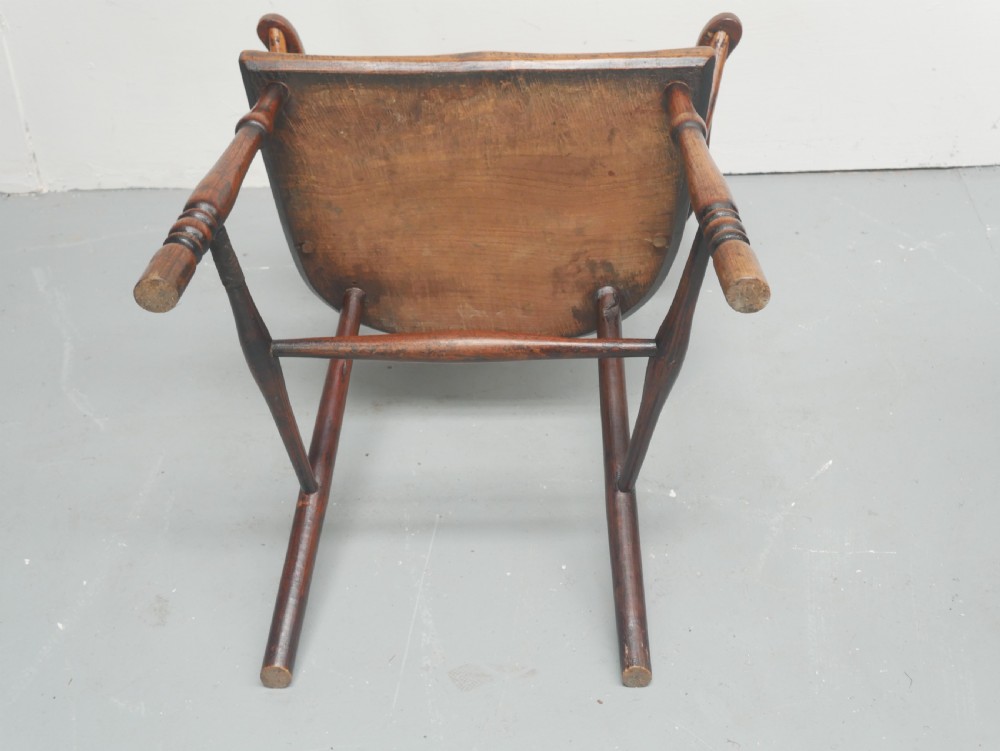 Neat Georgian Windsor Armchair View IX
