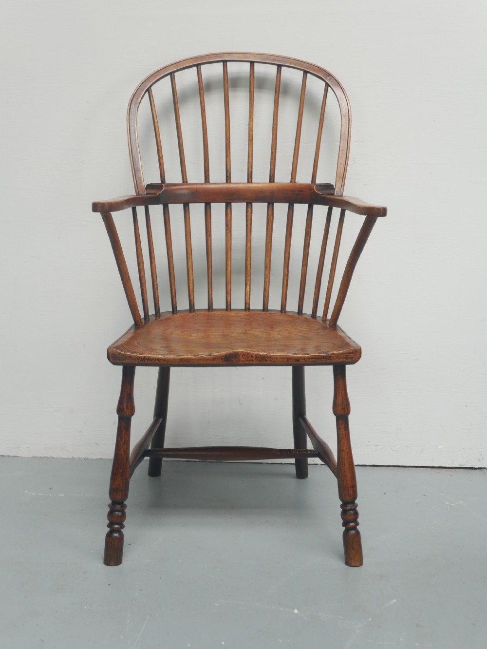 Neat Georgian Windsor Armchair View XIV