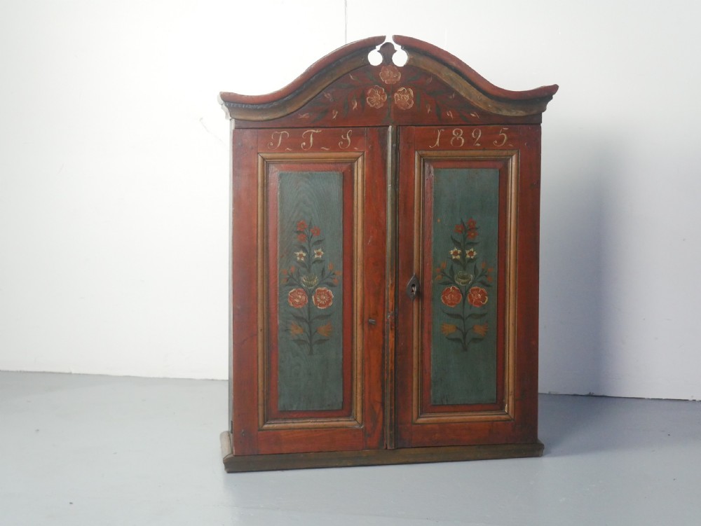Original Swedish Wall Cupboard 1825