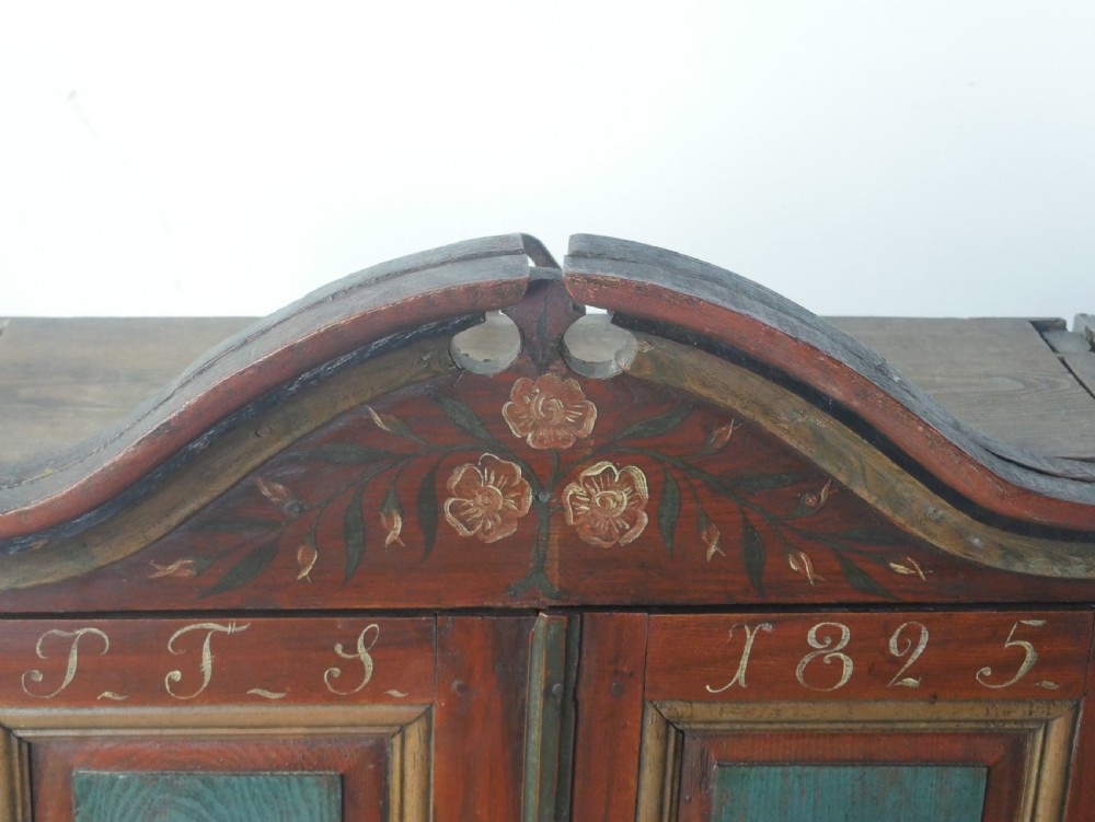 Original Swedish Wall Cupboard 1825 View II