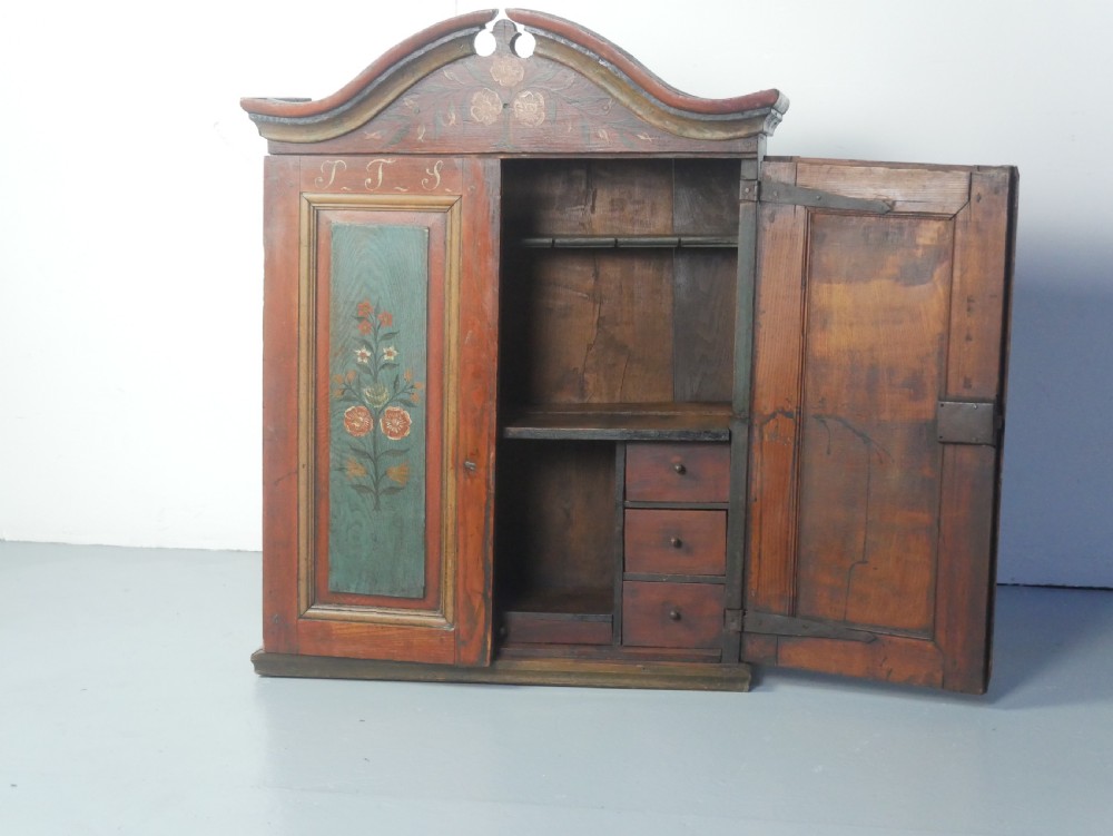 Original Swedish Wall Cupboard 1825 View III