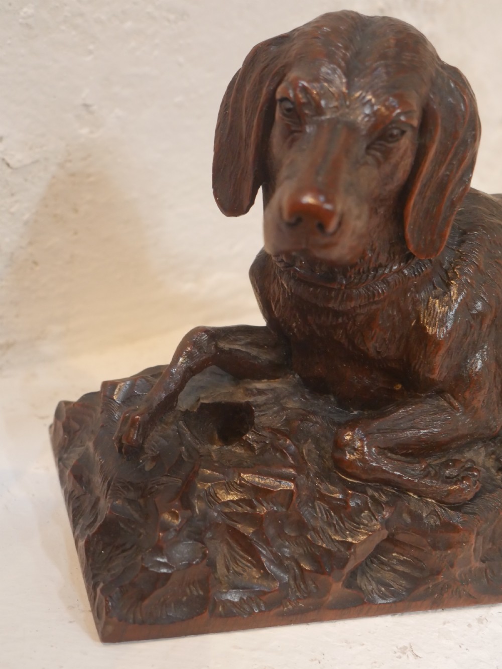 Black Forest Carved Dog View II