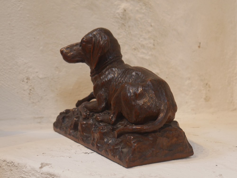 Black Forest Carved Dog View IV