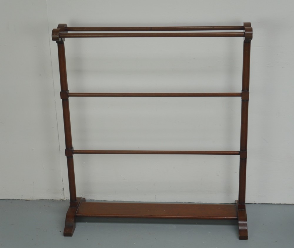 Large Mahogany Towel Rail View II