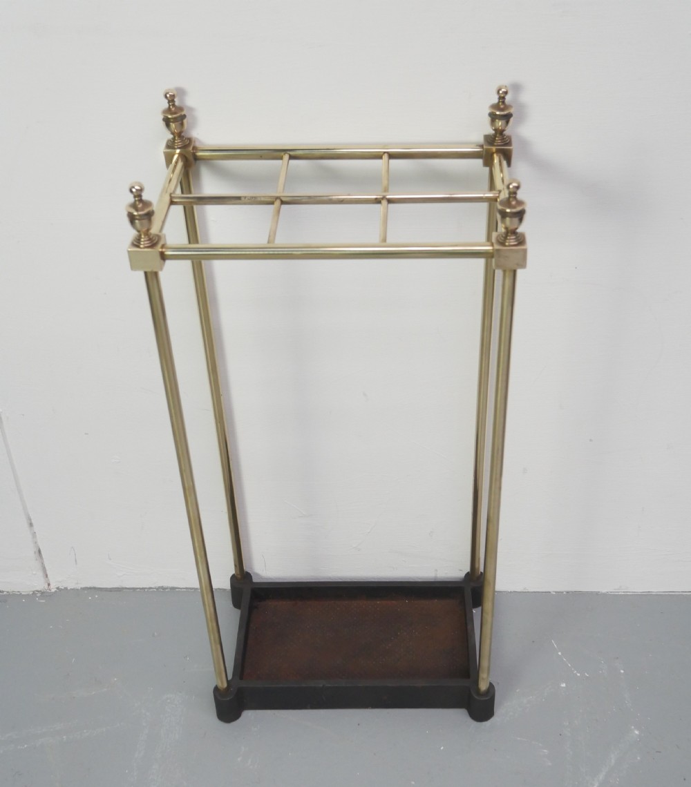 Neat Brass Umbrella Stand View IV
