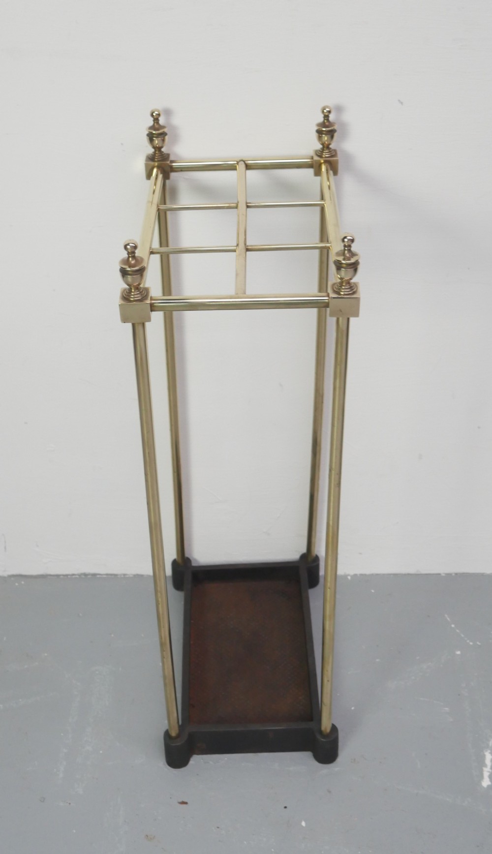 Neat Brass Umbrella Stand View V