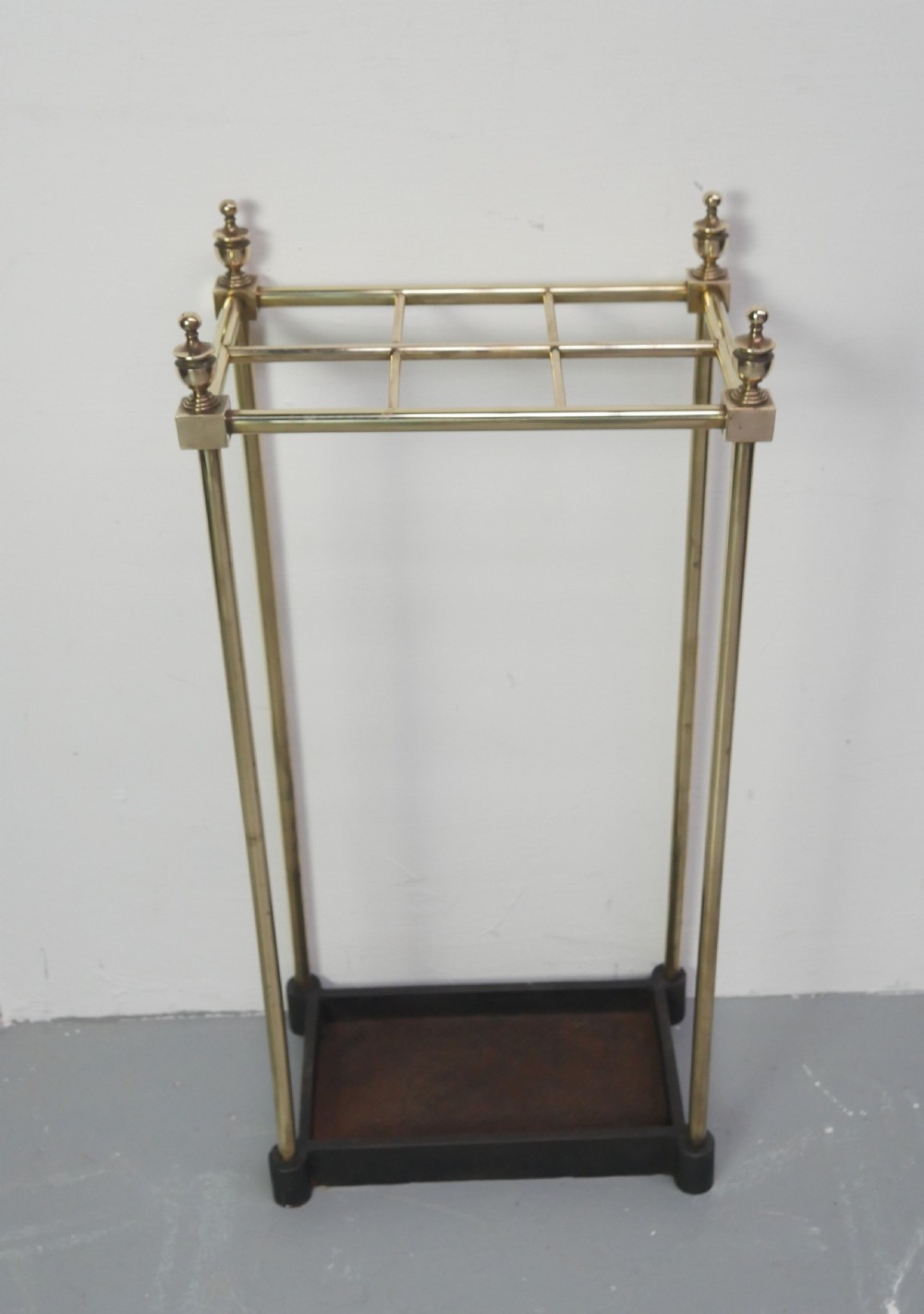 Neat Brass Umbrella Stand View VI