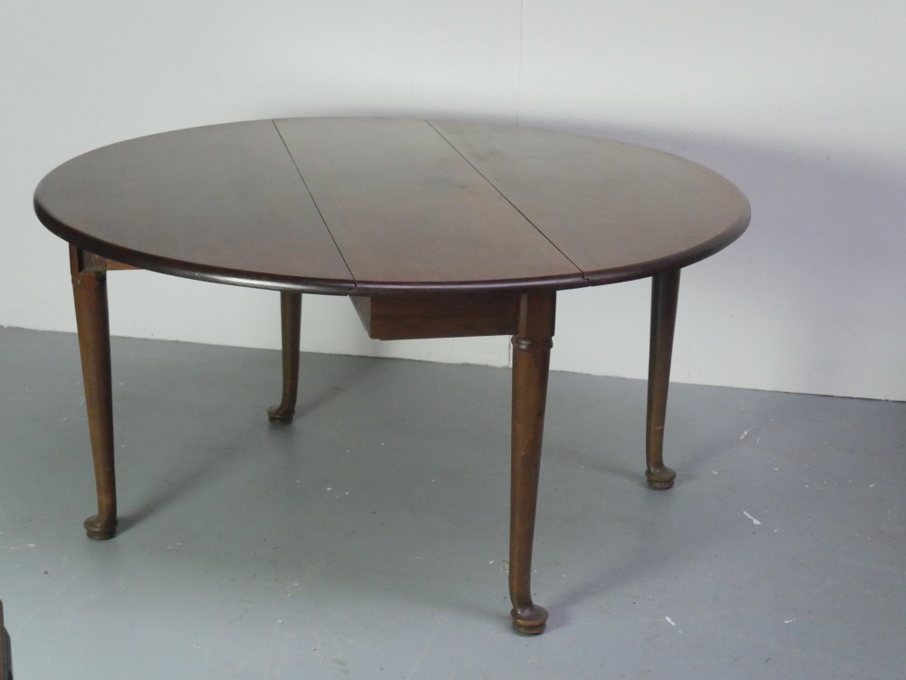 Large Cuban Mahogany Georgian Gate Leg Table