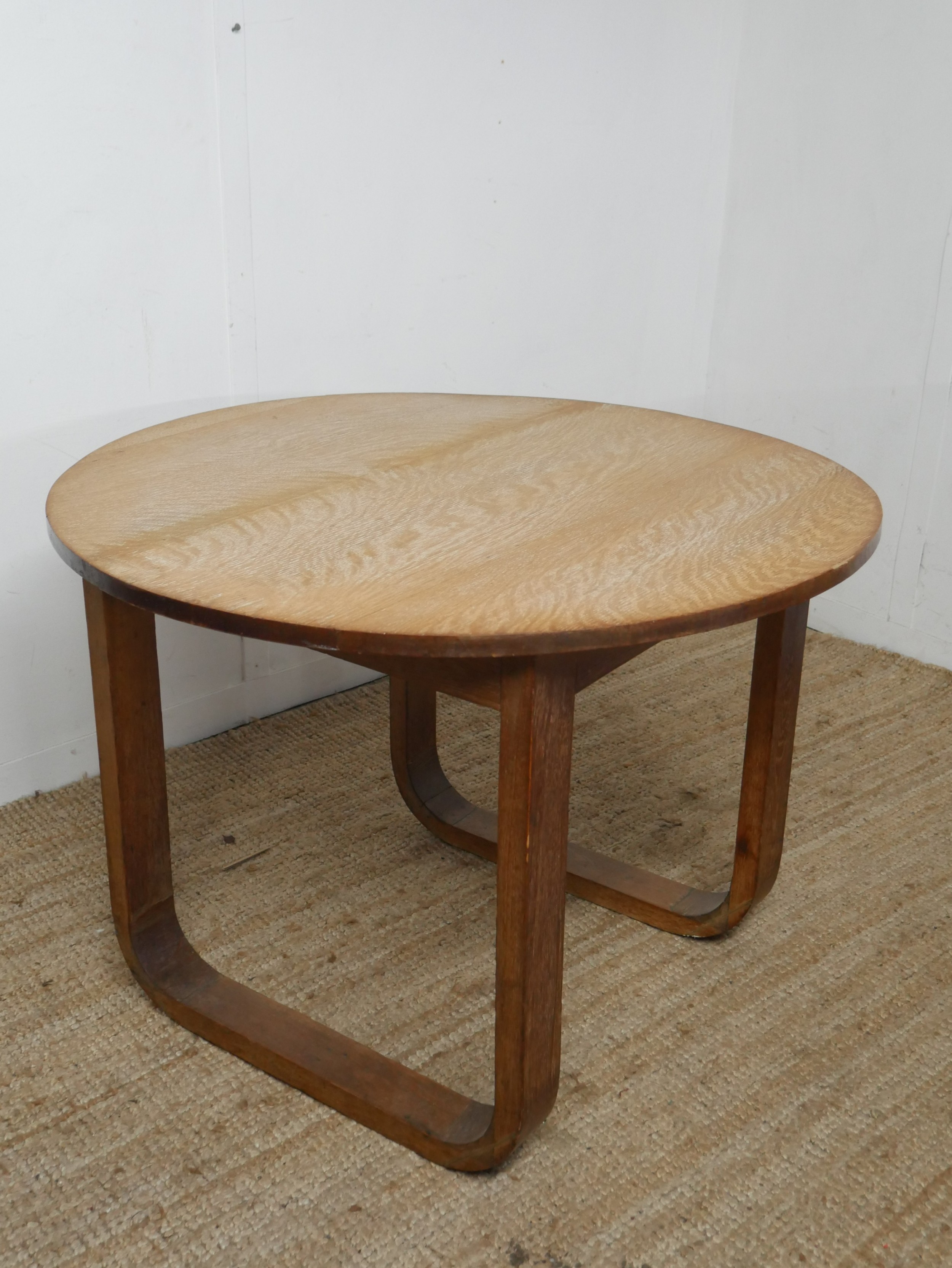 Round Oak Table Att. To Heals