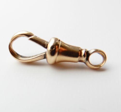 ANTIQUE 9CT GOLD DOG CLIP 21GRAMS - ADDITIONAL PHOTO 2